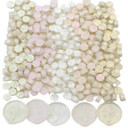 250Pcs White Mix Sealing Wax Beads for WaxSeal Stamp, WaxSeal Beads Set with 5 Colors Perfect for Gift Sealing, Letter Wax Sealing (250, White Mix) - color: White Mix