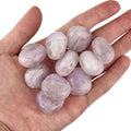10Pcs 23*25*14mm Natural Amethyst Large Gemstone Free Form Tumbled Semi precious Drilled Stone Spacer Beads for Jewelry Making - color: Amethyst 23*25*14mm