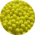 200pcs Acrylic Round Beads 10mm Round Spacer Plastic Pastel Beads Craft Beads with Hole for DIY Bracelet Necklace Jewelry Making Supplies Handmade Craft(Lemon Yellow) - color: Lemon Yellow, size: 10mm
