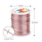 16 Gauge(1.5mm) Aluminum Wire 164 Feet(50 M) KSVZS Bendable Metal Wire for Crafts, Sculpting, Armature, Jewelry Making【3-in-1】+18 Gauge(1.0 mm) 32.8 Ft(10 M)+1 Plier(Pink) - size: 16Gauge, style: Pink