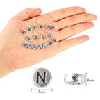 1000pcs Silver Mixed Round Acrylic Letter Beads 4x7mm Black Alphabet Number Beads for Jewelry Making and DIY Bracelets - color: Silver/Black Letter&Number, size: 4x7mm