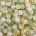 100 Pack 8mm Glass Beads for Jewelry Making, Graduated Color Mix, Bulk DIY Craft Supplies - color: Color3