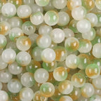100 Pack 8mm Glass Beads for Jewelry Making, Graduated Color Mix, Bulk DIY Craft Supplies - color: Color3