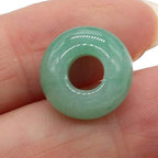 QSLLER Natural Semi-Precious Stone Large Hole Loose Beads Abacus Shape Fashionable Opal Amethyst Unakite Rose Quartz Charm Beads for Making Necklace Bracelet - color: 8x14mm