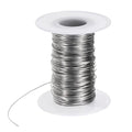 M METERXITY 21 Gauge Stainless Steel Craft Wire, 0.7mm 131 ft Bendable Floral Snare Wire for Jewelry Making/Sculpting/Armature Crafting/Floral Bonsai/DIY Crafts - size: 21 Gauge x 131 ft