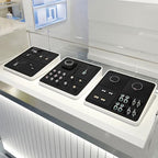 Oirlv Microfiber 4 Slots Jewelry Earring Display Tray Modular Customizable Jewelry Tray - style: P13702