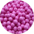 1000pcs Acrylic Round Beads 6mm Round Spacer Plastic Pastel Beads Craft Beads with Hole for DIY Bracelet Necklace Jewelry Making Supplies Handmade Craft(Peach Pink) - color: Peach Pink, size: 6mm