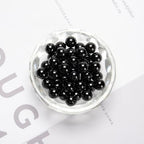 74Pcs(2 Strand/Set) 10mm Black Tourmaline Smooth Round Beads Natural Stone Beads AAA Grade Premium Round Gemstone Genuine Real Stone Loose for DIY Bracelet Jewelry String Making - color: Black Tourmaline, size: 10mm
