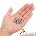 AUEAR, 52 Pack Silver A-Z 8mm Full Rhinestone Slide Crystal Alphabet Alloy Letter Charm for Bracelets Necklace Wristbands DIY Jewelry Making - color: Silver, size: 52 Pack