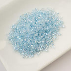 John Bead 25g Cylin Beads Blue Glow in Dark AB 11/0 Glass Cylindrical Seed Beads for Jewelry Bracelets Necklaces Earrings Making Embroidery - color: Blue Glow in Dark AB