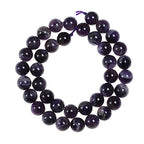 Natural Stone Beads 4mm Amethyst Beads Gemstone Round Loose Beads Crystal Energy Stone Healing Power for Jewelry Making DIY,1 Strand 15" - color: Amethyst, size: 4MM