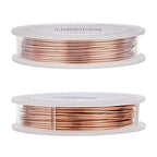BENECREAT 20 Gauge Bare Copper Wire Dead Soft Solid Copper Beading Wire for Jewelry Craft Making, 33 Feet - color: Bare Copepr Wire, size: 20-Gauge(33-Feet/11-Yard)