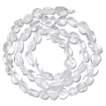 HAAMIIQII Natural Clear Quartz White Crystal Pebble Stone 5-8mm Small Irregular Freeform Tumbled Loose Gemstone Beads for Jewelry Making Strand 15 Inch (45-50pcs) - color: Clear Crystal Quartz