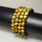 MJDCB Natural Stone Beads 4mm 85pcs Round Golden Tiger's Eye Loose Gemstone Bead Charms for Jewelry Making Bracelet Necklace Earring Pendant - color: Golden Tiger's Eye, size: 4mm