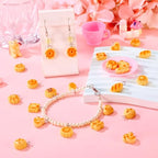 Craftdady Resin Plastic Miniature Food Snack Pendants Charms Ice Drink Juice Pendants Cute Bottle Fruit Keychain Charms Hang Ornament for DIY Craft Earring Bracelet Necklace Jewelry Making - color: Yellow Simulated Bread