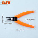 5.5 Inch Thin Flat Nose Pliers With Smooth Jaw - Precision Jewelry and Craft Making Tool for Wire Straightening - Duck Billed, Chain Nose, Micro Pliers - style: Pliers with Smooth Jaw