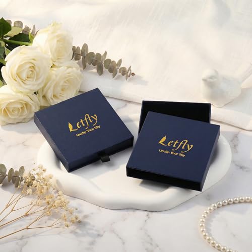 LETFLY Initial Necklaces for Women Men, 18K Gold Plated Letter Cross Pendant Necklace Alphabets A-Z Figaro Chain Jewelry Gifts - color: Rhombic, style: Letter I