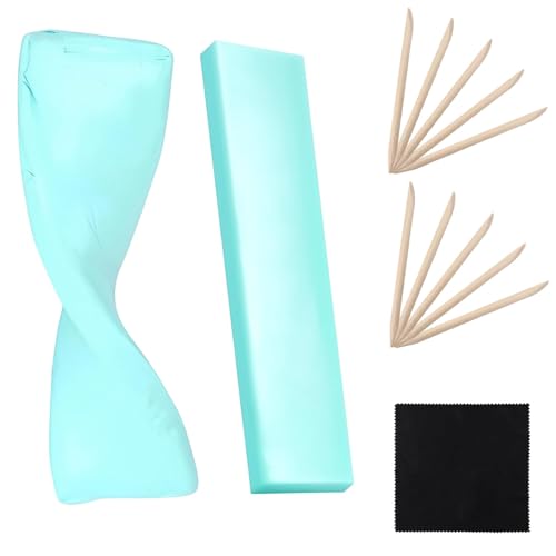 2 Watch Cleaning Putty Watchmaking Cleaning Putty Watch Cleaner Clay, w/ 10PCS Willow Sticks, Watch Repair Putty Tools for Wristwatch Wheel Pivot, Watchmaker Repair Kits for Jewelry Watches Cleaning