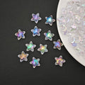 INSPIRELLE 50 Pieces Acrylic Large Star Beads 20mm Crystal AB Beads for Jewelry Craft Making - color: 50x Large Crystal AB Stars