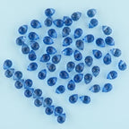 100pcs Light Sapphire Blue Faceted Crystal Glass Beads 8x10mm, Shiny Teardrop Glass Beads for Jewelry Making, Crystal Beads for Bracelet Necklace Earring DIY Craft - color: Light Sapphire Blue