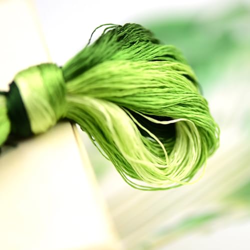 Mulberry Silk Floss Embroidery Thread Floss-Cross Stitch Threads China Silk Woven Jewelry Threads DIY Sewing Kits (04) - color: 04