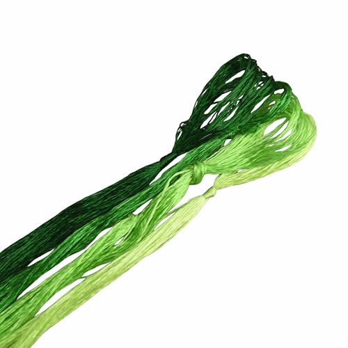 4 Skeins Mulberry Silk Floss Embroidery Thread Floss-Cross Stitch Threads China Silk Woven Jewelry Threads DIY Sewing Kits (01) - color: 01