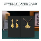 Earring Cards, Set Jewelry Making Supplies with 100 Pcs Earring Holder Cards 200 Pcs Earring Backs and 100 Jewelry Packaging for Earrings Necklace Jewelry Display, Jewelry Bags 3.5x2.4 Inches (Black) - color: ZK100-Black