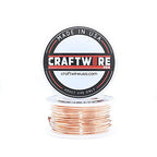 20 Gauge 50 FT Authentic 99.9% Pure Solid Bare Copper Wire Round, Bright, Dead Soft, (Choose 25 to 100 Ft., 10 to 30 Ga.) - size: 20 Gauge - 50 Feet Spool