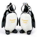 Penguin Gifts for Him Her Boyfriend Girlfriend, Set of 2 Ceramic Penguin Figurines Forever Love Anniversary Birthday Gifts for Women Men, Romantic Valentines Gift for Wife Husband Couples Cute Decor - style: Penguin(2 Set）