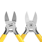 Mr. Pen- 5" Wire Cutters Bulk, 5 Pack, Precision Cutting Pliers, Ultra Sharp Wire Snips Wire Clippers, Diagonal Cutting Pliers for Jewelry Making Crafting, Wire Cutters Set - color: Yellow, Spring-loaded, size: 5 inch, 5 Pack