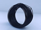 15 Gauge Anodized Aluminum Wire 49 Feet for Jewelry Making Craft DIY（1.5mm,Black,41510） - color: Black, size: 15 Gauge