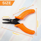 Mini Flat Nose Pliers for Jewelry Making - 4-Inch Duck Billed Smooth Jaw Micro Pliers - Wire Bending, Wrapping, Forming Tools - style: Mini Flat Nose Pliers