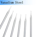 6 Pcs 1mm Round Cup Burr - 3/32'' Shank Wire Rounder Bits Jewelry Burs for Lapidary Making - color: 6 Pcs 1mm Round Cup Burs