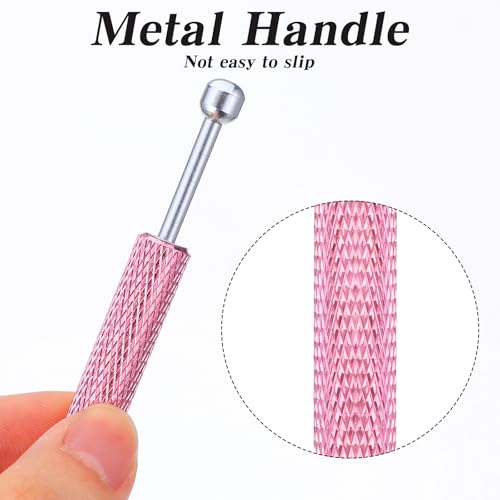 5PCS Piercing Tools for Changing Jewelry, Mini Stainless Steel 4-Claw Jeweler's Pick up Tool Piercing Ball Grabber Tool for Ic Chip Electronic Components Small Parts(2.47×0.31 Inches, 5 Colors)