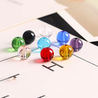 Black Round Crystal Glass Beads for Jewelry Making (4/6/8/10/12mm), Smooth Round Natural Gemstone Glass Spacer Loose Beads for Crafts Bracelets Necklaces Charms - color: Round Smooth Glass Beads: Black