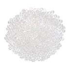 uxcell 2000 Pcs Glass Seed Beads Bulk, 3mm Mini Loose Glass Bugle Beads for DIY Earrings, Necklaces, Bracelets, Jewelry Making, Clear - color: Clear, size: 3mm