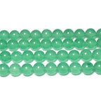 MJDCB Stone Beads 4mm 85pcs Round Aventurine Green Jade Loose Gemstone Bead Charms for Jewelry Making Bracelet Necklace Earring Pendant - color: Aventurine Green Jade, size: 4mm