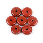 JOE FOREMAN 2x6mm Natural Red Jasper Gemstone Heishi Disc Rondelle Spacer Beads for Jewelry Making Full 15" Strand Energy Stone Healing Power Crystal - color: Red Jasper