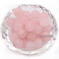 AD Beads Natural Matte Frosted Gemstone Round Spacer Loose Beads 4mm 6mm 8mm 10mm 12mm (10mm, Matte Rose Quartz) - color: Matte Rose Quartz, size: 10mm