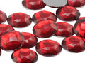 25mm Red Ruby H103 Flat Back Round Acrylic Rhinestones Plastic Circle Gems for Costume Making Cosplay Jewels Pro Grade Embelishments - 20 Pieces (Ruby) - color: Ruby Garnet