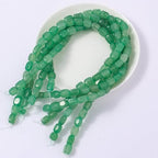 Natural Large Green Aventurine Cube Stone Beads 8x11mm 38cm/str Loose Semi Gemstone Stone Square Beads for Making Bracelets Necklace - color: Green Aventurine