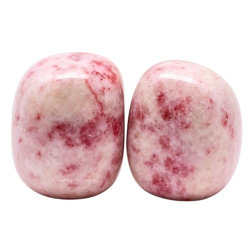 Amazing Gemstone Cinnabarite Crystal Tumbled Stones Polished Rocks - Natural Gem Stones for Healing - DIY Crystals for Protection (1 Piece) - color: Cinnabarite