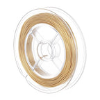 BENECREAT 39ft 20 Gauge Real 14K Gold Plated Copper Wire, Golden Copper Beading Wire for Bracelet Necklace Charm Beading Jewelry Making Findings - size: 20 Gauge