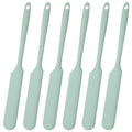 Gartful 6PCS Silicone Spatula Sticks, Non-Stick Epoxy Resin Mixing Sticks Scraper Tools, Reusable Stirring Rods for Resin, Paint, Waxing, Liquid, Arts Crafts Supplies, Facial Mask, Light Green - color: Light Green