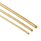 26 Gauge, 14K Solid Yellow Gold Wire Soft Round Made in USA - 1FT by CRAFT WIRE - size: 26 Gauge, style: 1 Foot