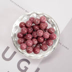 65Pcs 6mm Mahogany Stone Natural Round Loose Real Stone Beads Gemstone Genuine for DIY Hand Made Craft Jewelry Bracelet Earring Necklace String Making Energy Healing Power - color: Brown Mahogany Obsidian, size: 6mm