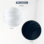 Beadalon Silk Thread Beading Thread | Bead String for Jewelry Making & Knotting | Black | Size FF 0.5 oz 276 ft - color: Black, style: Size FF