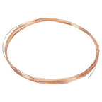 PATIKIL 16.4 Feet Solid Bare Copper Wire, 26 Gauge 99.9% Pure Copper Wire 0.45mm Soft Beading Wire Metal Plant Stem Ties for Jewelry Craft (5m) - size: 0.45mmx5m