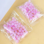 100 Pack 8mm Glass Beads for Jewelry Making, Graduated Color Mix, Bulk DIY Craft Supplies - color: Color2