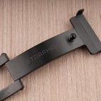 StrapHabit Quick Adjust Ratcheting Deployant Watch Clasp Buckle - Stainless Steel Deployment for Stainless Steel Bracelets - color: Black, size: 22mm